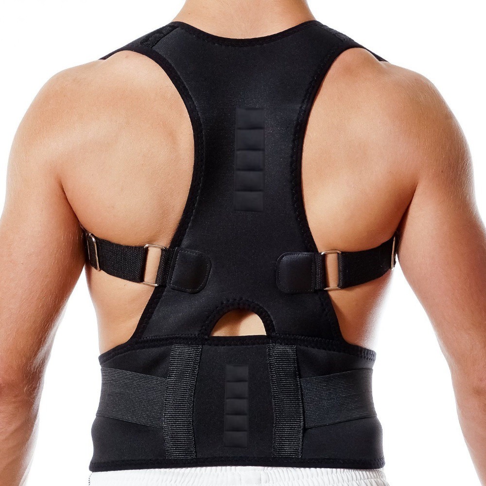 Posture Corrector Back - Corretor Postural Magnético para Adultos, Cinto