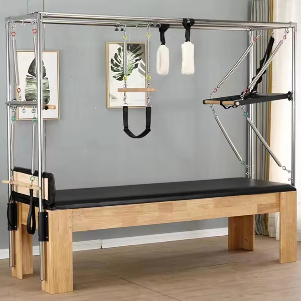 Yoga Fitness Pilates Reformer - Cama elevada clássica para casa, academia,