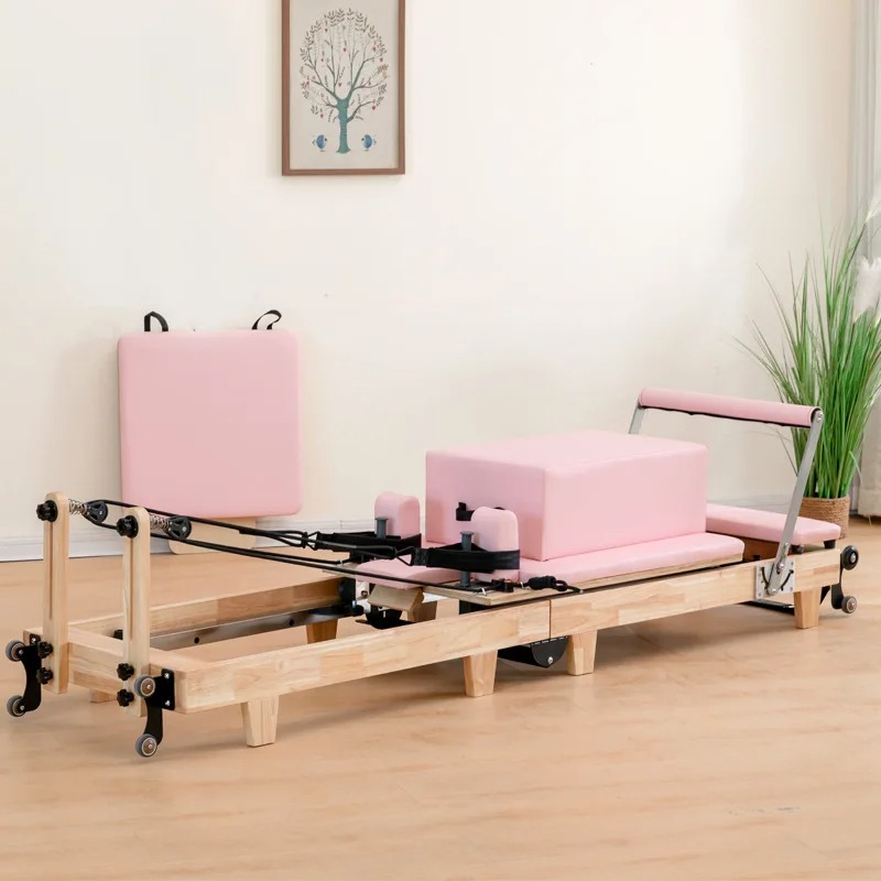 Yoga Fitness Pilates Reformer - Cama de Pilates Móvel para Casa