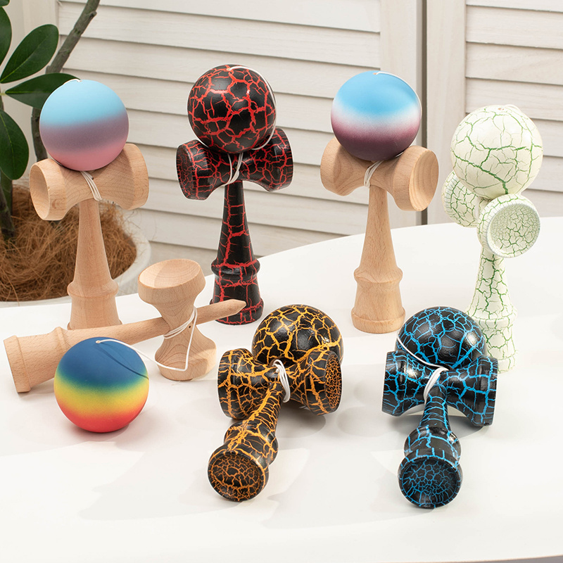 Bosu Ball Balance - Bola de Habilidade Kendama de Madeira