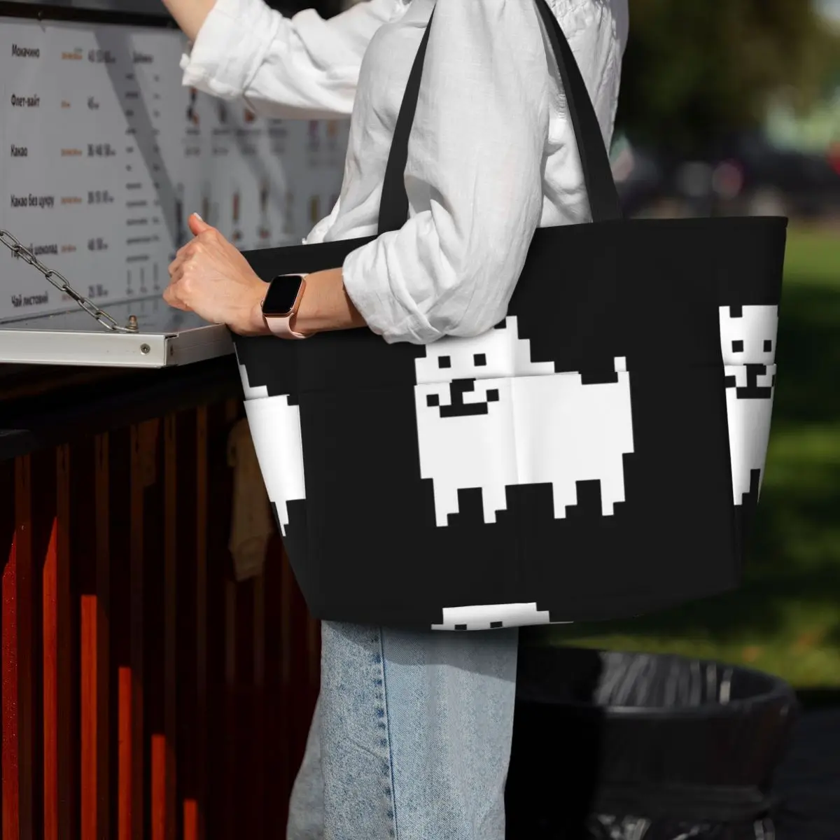 Yoga Fitness Tote - Undertale Annoying Dog Beach Tote Bag