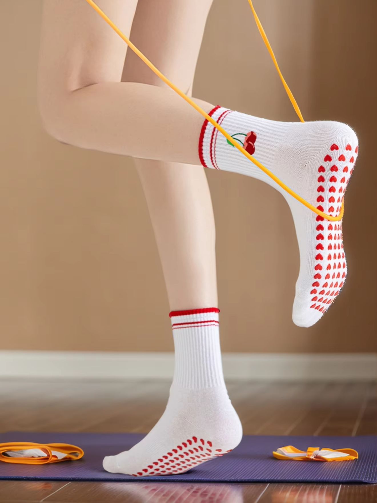Yoga For Fitness - 1 Par de Meias de Yoga
