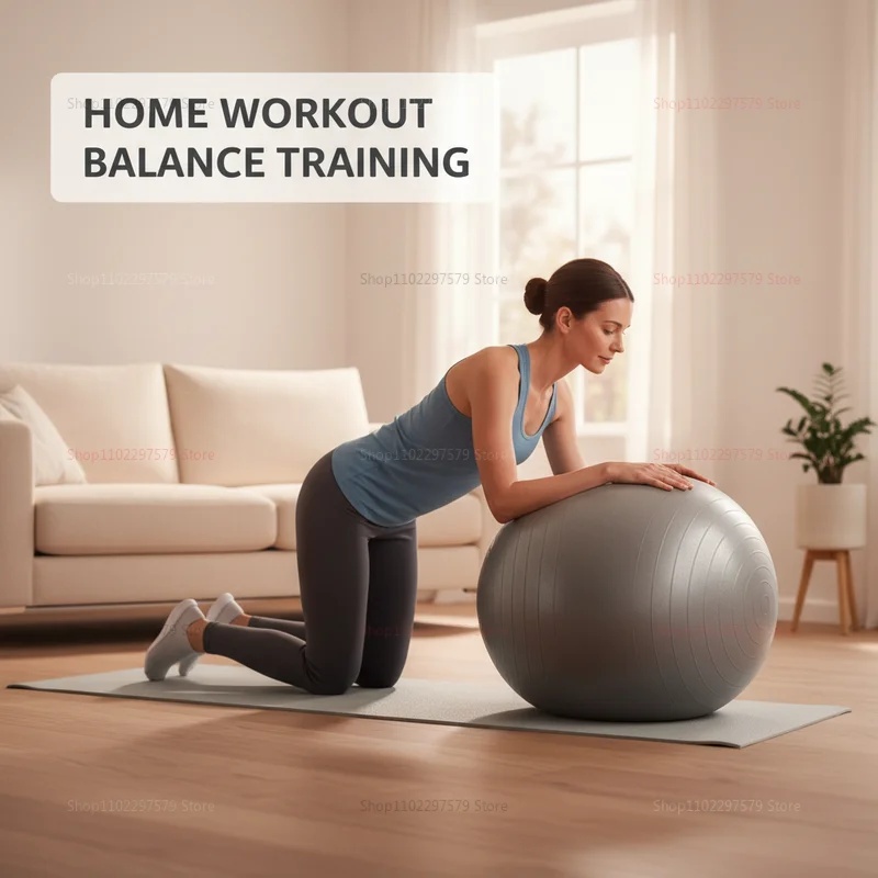 Bola de Yoga Antiexplosão com  - Bosu Ball Balance avaliação e preço