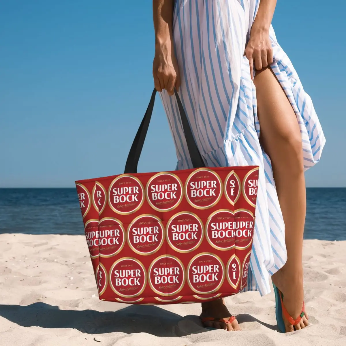 Bolsa de Praia Super Bock, Bol - Yoga Fitness Tote avaliação e preço