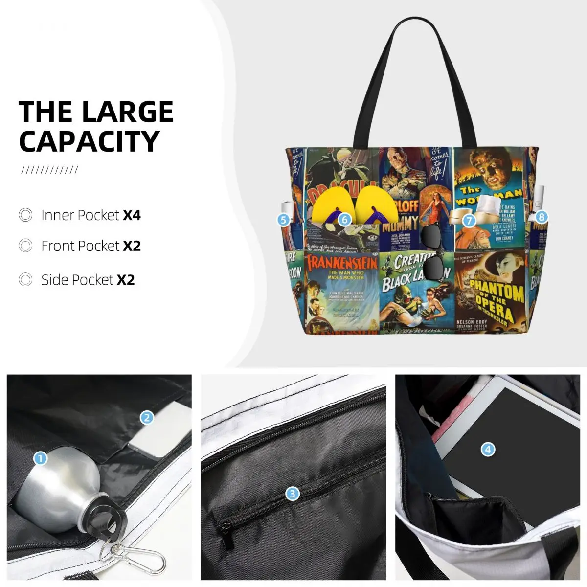 Bolsa tote universal para prai - Yoga Fitness Tote avaliação e preço