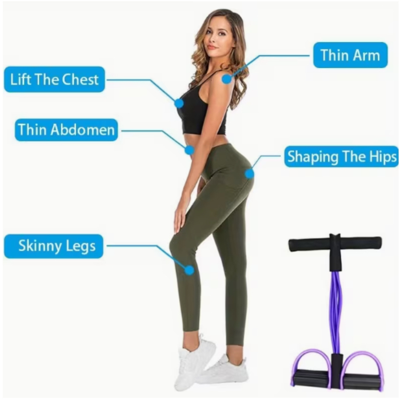 6 Tubos de Elástico para Yoga  - Yoga Fitness Gear avaliação e preço