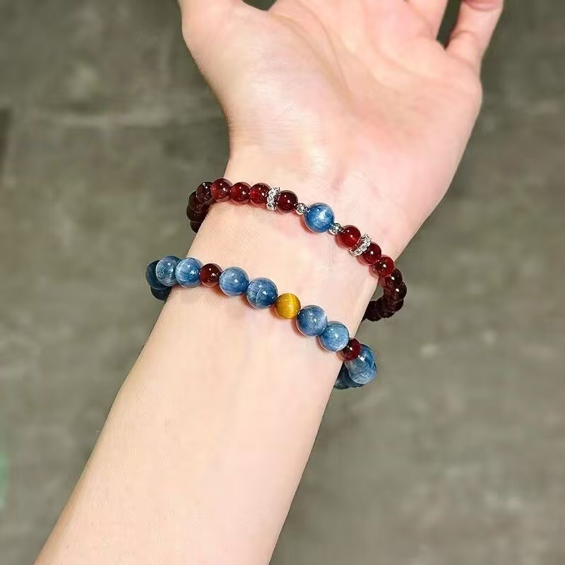 Pulseira de Contas de Granada  - Yoga Fitness Tracker avaliação e preço