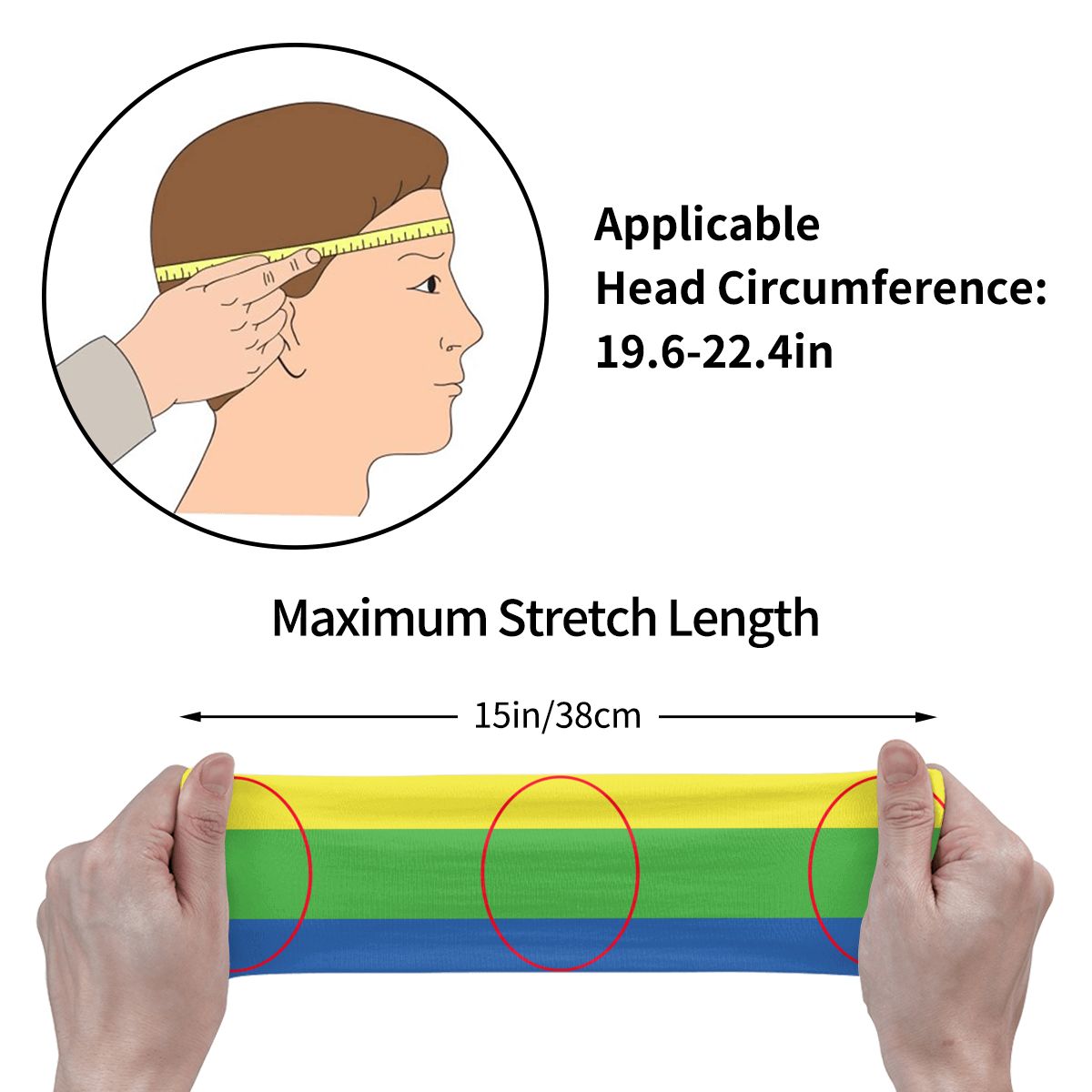 Faixa de cabelo esportiva para - Yoga In Fitness First avaliação e preço