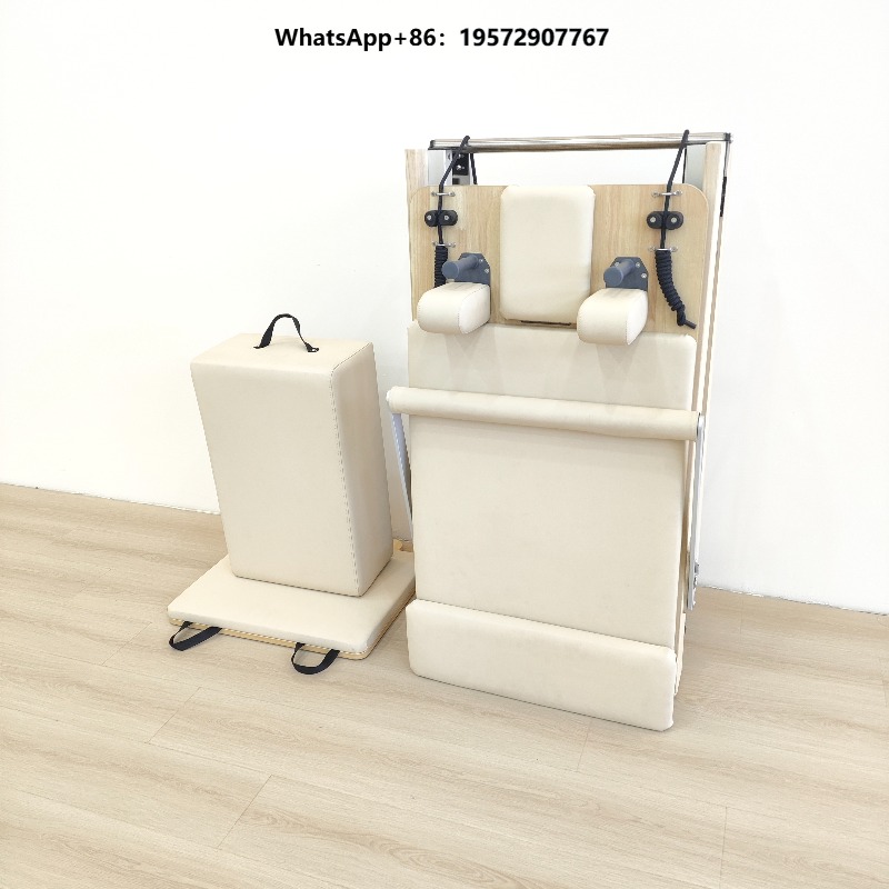 Cama Dobrável de Madeira de Ca - Yoga Fitness Pilates Reformer avaliação e preço