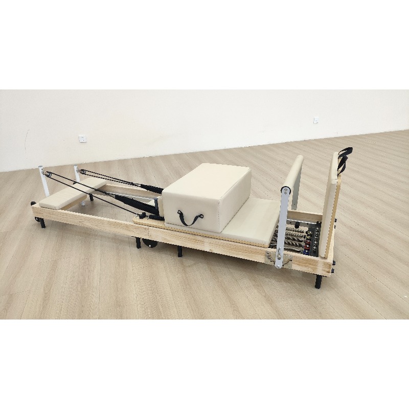 Cama Dobrável de Madeira de Ca - Yoga Fitness Pilates Reformer avaliação e preço
