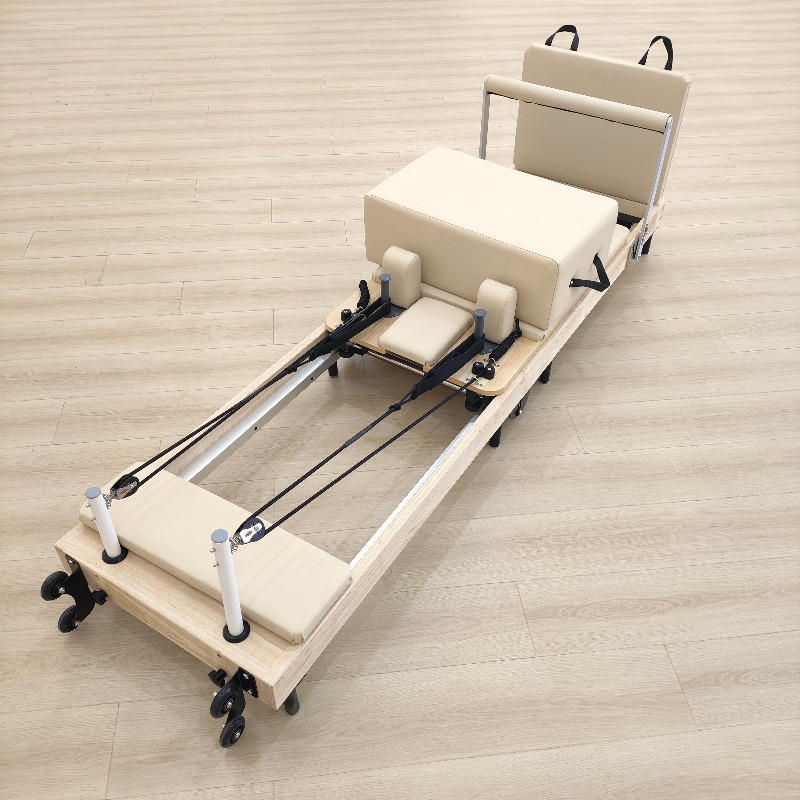 Cama Dobrável de Madeira de Ca - Yoga Fitness Pilates Reformer avaliação e preço