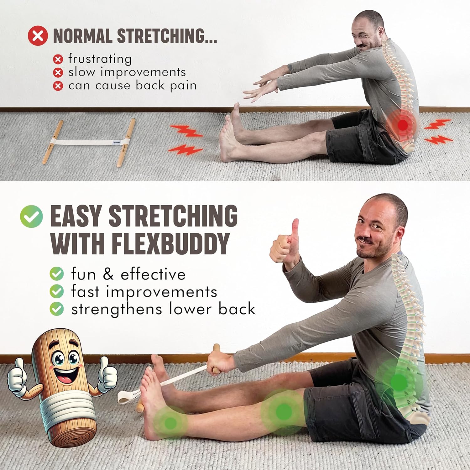 Esticador de Isquiotibiais com - Yoga For Fitness avaliação e preço