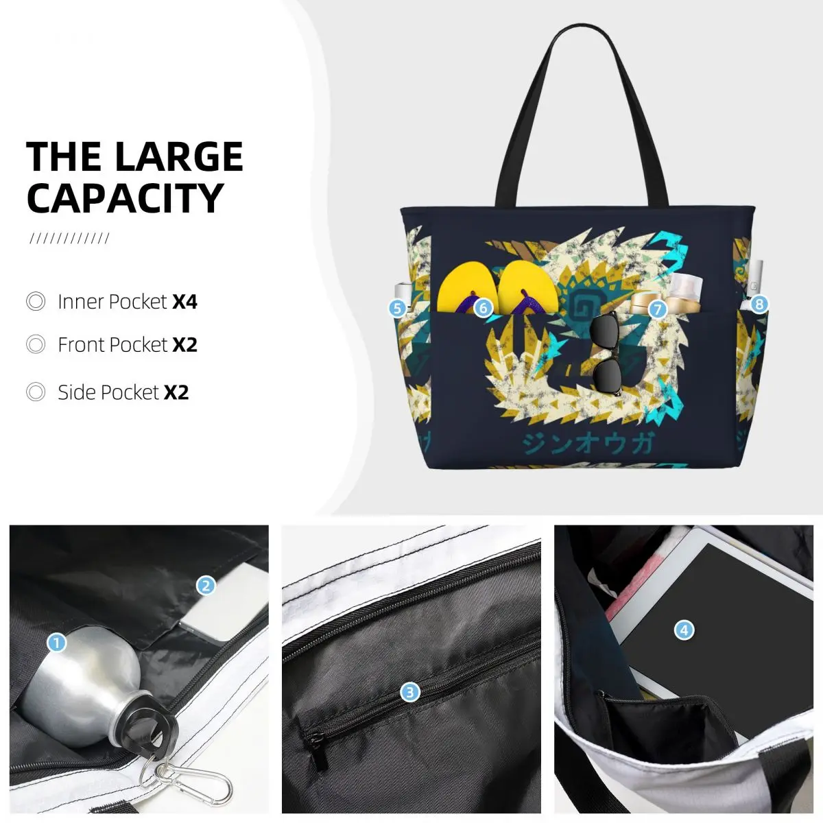 Monster Hunter World Iceborne  - Yoga Fitness Tote avaliação e preço