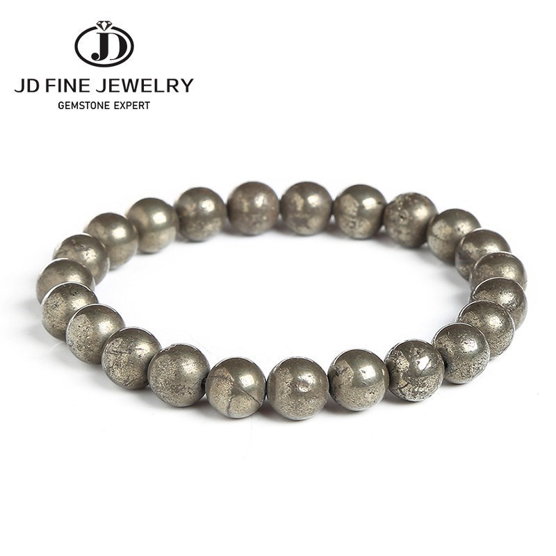 JD Natural Pirite Bead pulseir - Yoga Fitness Tracker avaliação e preço