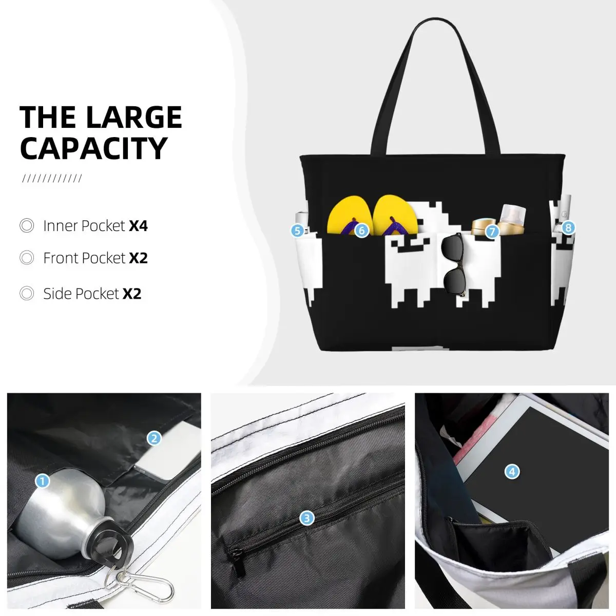 Undertale Annoying Dog Beach T - Yoga Fitness Tote avaliação e preço