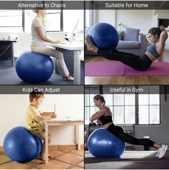 Bola de yoga 75cm, equipamento - Bosu Ball Balance avaliação e preço